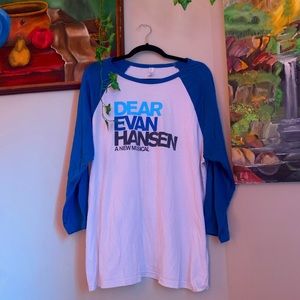 “DEAR EVAN HANSEN” BROADWAY SHOW BASEBALL TEE